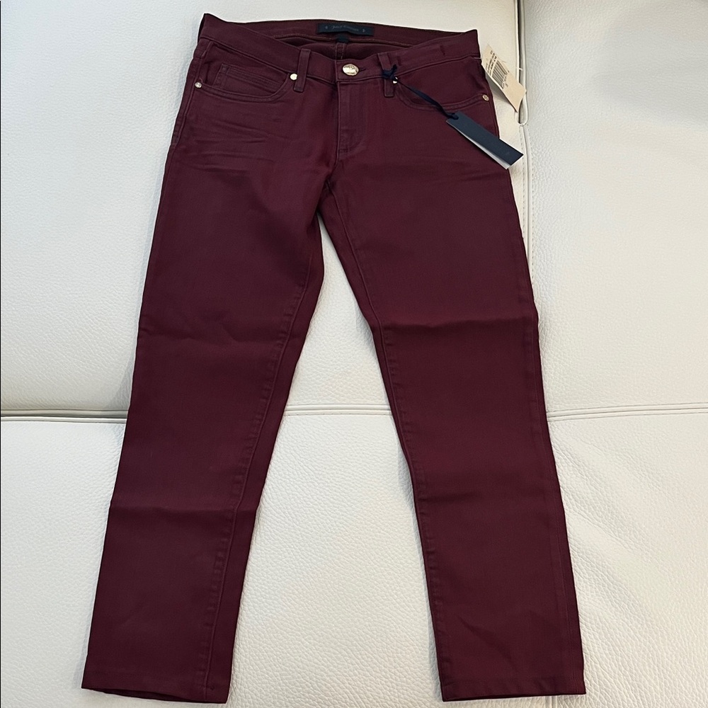 Juicy Couture burgundy Ankle Jeans